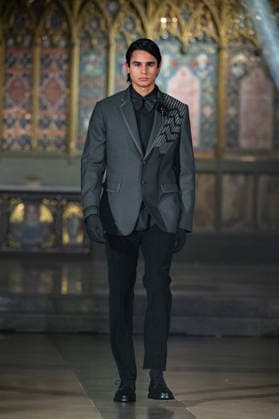 Varoin Marwah - Monarch LFW SS27 Catwalk Show Model Walks the Varoin Marwah - Monarch LFW SS27 show on the 17,09,2026 at St John s Hyde Park Hyde Park Crescent London W2 2QD, Credit:JIMMY JAMES Avalon UK, London  Copyright: xJIMMYxJAMESx xAvalonx 1137121284