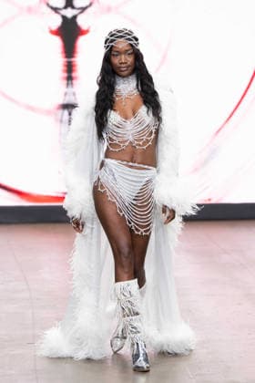Haus Of Mclees LFW SS27 Catwalk Show Model Walks the Haus Of Mclees LFW SS27 show on the 19,09,2026, Credit:JIMMY JAMES Avalon UK, London  Copyright: xJIMMYxJAMESx xAvalonx 1137129537