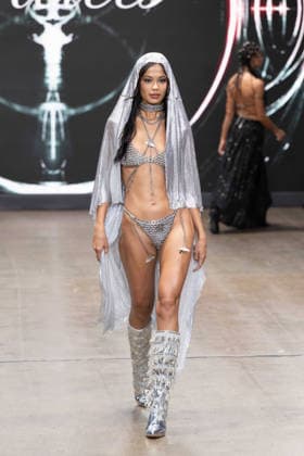 Haus Of Mclees LFW SS27 Catwalk Show Model Walks the Haus Of Mclees LFW SS27 show on the 19,09,2026, Credit:JIMMY JAMES Avalon UK, London  Copyright: xJIMMYxJAMESx xAvalonx 1137129571