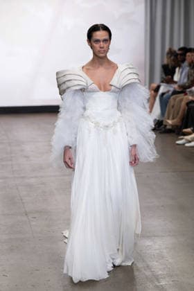 One to Watch edit 1 Fashion Scout LFW SS27 Catwalk Show Model Walks the One to Watch Fashion Scout LFW SS27 show on the 19,09,2026, Credit:JIMMY JAMES Avalon UK, London  Copyright: xJIMMYxJAMESx xAvalonx 1137130322