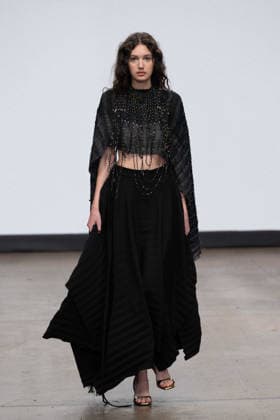 One to Watch edit 1 Fashion Scout LFW SS27 Catwalk Show Model Walks the One to Watch Fashion Scout LFW SS27 show on the 19,09,2026, Credit:JIMMY JAMES Avalon UK, London  Copyright: xJIMMYxJAMESx xAvalonx 1137131418