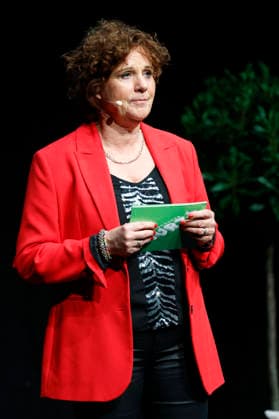 Steffi Neu at the 10th Recklinghäuser Hurz Comedy Award Ceremony at the Ruhrfestspielhaus in Recklinghausen, September 21, 2026 Foto:xT.xSchröerx xFuturexImagex hurz_6916