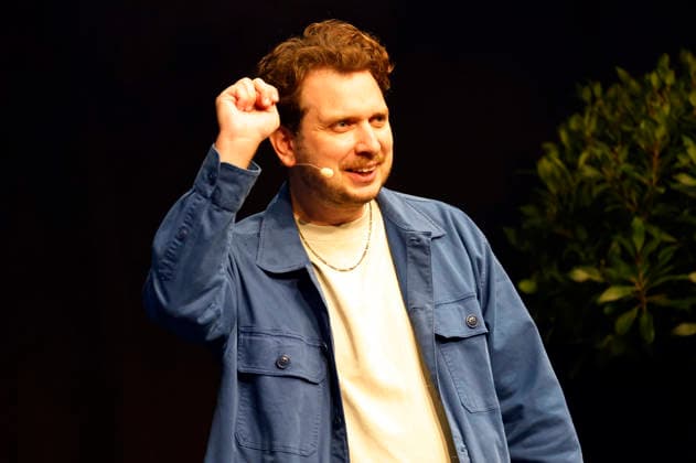 Joab Nist at the 10th Recklinghäuser Hurz Comedy Award ceremony at the Ruhrfestspielhaus in Recklinghausen, September 21, 2026 Foto:xT.xSchröerx xFuturexImagex hurz_6919