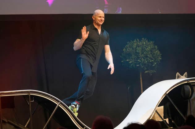 Till Schleinitz TJ Wheels at the 10th Recklinghäuser Hurz Comedy Award Ceremony at the Ruhrfestspielhaus in Recklinghausen, September 21, 2026 Foto:xT.xSchröerx xFuturexImagex hurz_6923