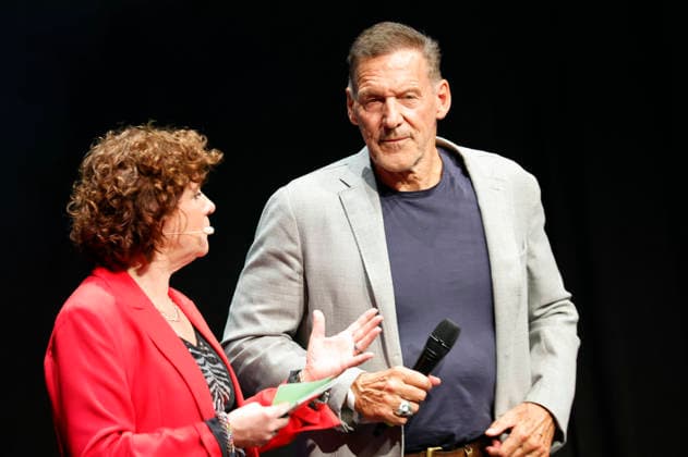 Steffi Neu and Ralf Moeller at the 10th Recklinghäuser Hurz Comedy Award ceremony at the Ruhrfestspielhaus in Recklinghausen, September 21, 2026 Foto:xT.xSchröerx xFuturexImagex hurz_6946