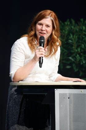 Laura Brümmer at the 10th Recklinghäuser Hurz Comedy Award ceremony at the Ruhrfestspielhaus in Recklinghausen, September 21, 2026 Foto:xT.xSchröerx xFuturexImagex hurz_6964