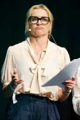 Christine Sommer at the 10th Recklinghäuser Hurz Comedy Award ceremony at the Ruhrfestspielhaus Recklinghausen, September 21, 2026 Foto:xT.xSchröerx xFuturexImagex hurz_6983