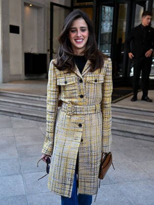 IPA88829518 - Milan, Milan Fashion Week 2026 celebrities in town leaving Palazzo Parigi Pictured: Benedetta Porcaroli  Copyright: xManuelexMangiarottix xManuelexMangiarottix IPA88829518