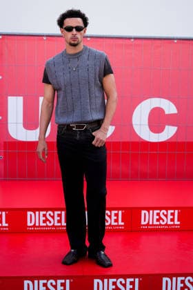 IPA88833123 - Milan, Milan Women™s Fashion Week Spring Summer 2027 - Diesel fashion show - guests - Pictured: Curtis Jones  Copyright: xRiccardoxGiordanox xRiccardoxGiordanox IPA88833123
