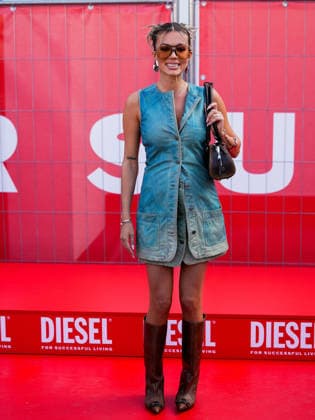 IPA88832883 - Milan, Milan Women™s Fashion Week Spring Summer 2027 - Diesel fashion show - guests - Pictured: Ludovica Pagani  Copyright: xRiccardoxGiordanox xRiccardoxGiordanox IPA88832883
