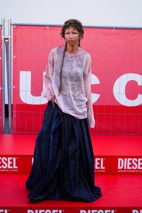 IPA88833496 - Milan, Milan Women™s Fashion Week Spring Summer 2027 - Diesel fashion show - guests - Pictured: Lava La Rue  Copyright: xRiccardoxGiordanox xRiccardoxGiordanox IPA88833496