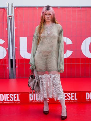 IPA88833503 - Milan, Milan Women™s Fashion Week Spring Summer 2027 Diesel fashion show guests Pictured: Rhian Teasdale  Copyright: xRiccardoxGiordanox xRiccardoxGiordanox IPA88833503