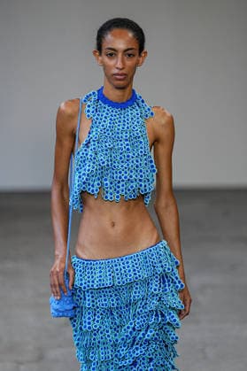 IPA88836314 - Milan, Milan Women™s Fashion Week Spring Summer 2027 - Women™s Fashion, Spring Summer 2027 - J.Salinas fashion show - runway in the photo: models  Copyright: xRiccardoxGIordanox xRiccardoxGiordano IPAx IPA88836314