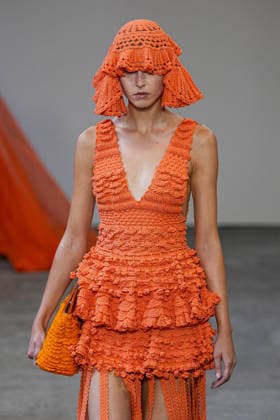 IPA88836141 - Milan, Milan Women™s Fashion Week Spring Summer 2027 - Women™s Fashion, Spring Summer 2027 - J.Salinas fashion show - runway in the photo: models  Copyright: xRiccardoxGIordanox xRiccardoxGiordano IPAx IPA88836141