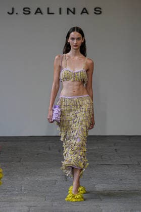 IPA88836173 - Milan, Milan Women™s Fashion Week Spring Summer 2027 - Women™s Fashion, Spring Summer 2027 - J.Salinas fashion show - runway in the photo: models  Copyright: xRiccardoxGIordanox xRiccardoxGiordano IPAx IPA88836173