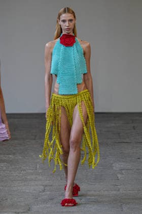 IPA88836190 - Milan, Milan Women™s Fashion Week Spring Summer 2027 - Women™s Fashion, Spring Summer 2027 - J.Salinas fashion show - runway Pictured: models  Copyright: xRiccardoxGIordanox xRiccardoxGiordano IPAx IPA88836190