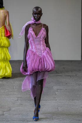 IPA88836223 - Milan, Milan Women™s Fashion Week Spring Summer 2027 - Women™s Fashion, Spring Summer 2027 - J.Salinas fashion show - runway in the photo: models  Copyright: xRiccardoxGIordanox xRiccardoxGiordano IPAx IPA88836223