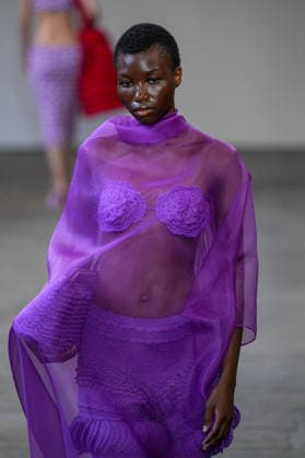 IPA88836269 - Milan, Milan Women™s Fashion Week Spring Summer 2027 - Women™s Fashion, Spring Summer 2027 - J.Salinas fashion show - runway in the photo: models  Copyright: xRiccardoxGIordanox xRiccardoxGiordano IPAx IPA88836269