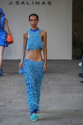 IPA88836310 - Milan, Milan Women™s Fashion Week Spring Summer 2027 - Women™s Fashion, Spring Summer 2027 - J.Salinas fashion show - runway in the photo: models  Copyright: xRiccardoxGIordanox xRiccardoxGiordano IPAx IPA88836310