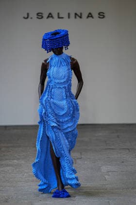 IPA88836317 - Milan, Milan Women™s Fashion Week Spring Summer 2027 - Women™s Fashion, Spring Summer 2027 - J. Salinas fashion show - runway Pictured: models  Copyright: xRiccardoxGIordanox xRiccardoxGiordano IPAx IPA88836317