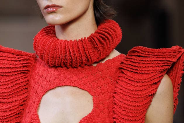IPA88841962 - Milan, Milan Women™s Fashion Week Spring Summer 2027 - Women™s Fashion, Spring Summer 2027 - J. Salinas fashion show - runway - pictured: detail.  Copyright: xCinziaxCamelax xx IPA88841962