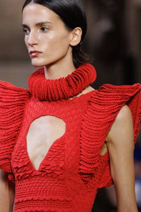IPA88841964 - Milan, Milan Women™s Fashion Week Spring Summer 2027 - Women™s Fashion, Spring Summer 2027 - J. Salinas fashion show - runway - pictured: detail.  Copyright: xCinziaxCamelax xx IPA88841964