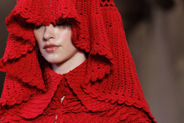 IPA88842003 - Milan, Milan Women™s Fashion Week Spring Summer 2027 - Women™s Fashion, Spring Summer 2027 - J. Salinas fashion show - runway - pictured: detail.  Copyright: xCinziaxCamelax xx IPA88842003