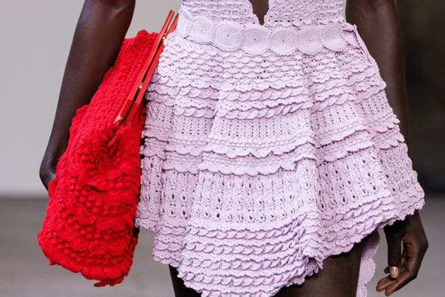IPA88842601 - Milan, Milan Women™s Fashion Week Spring Summer 2027 - Women™s Fashion, Spring Summer 2027 - J. Salinas fashion show - runway - pictured: detail.  Copyright: xCinziaxCamelax xx IPA88842601