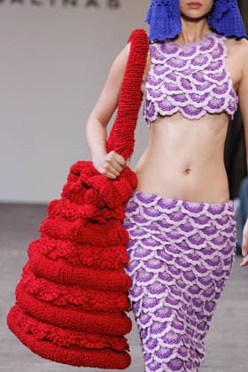 IPA88842685 - Milan, Milan Women™s Fashion Week Spring Summer 2027 - Women™s Fashion, Spring Summer 2027 - J. Salinas fashion show - runway - pictured: detail.  Copyright: xCinziaxCamelax xx IPA88842685