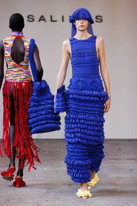 IPA88842801 - Milan, Milan Women™s Fashion Week Spring Summer 2027 - Women™s Fashion, Spring Summer 2027 - J. Salinas fashion show - runway - pictured: Model.  Copyright: xCinziaxCamelax xx IPA88842801