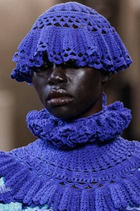 IPA88843123 - Milan, Milan Women™s Fashion Week Spring Summer 2027 - Women™s Fashion, Spring Summer 2027 - J. Salinas fashion show - runway - pictured: detail.  Copyright: xCinziaxCamelax xx IPA88843123