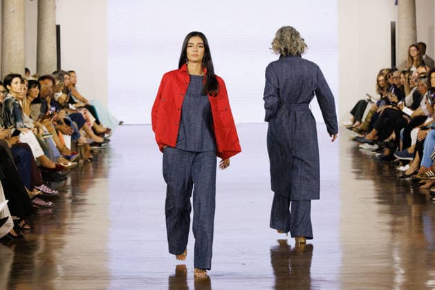 IPA88846109 - Milan, Milan Women™s Fashion Week Spring Summer 2027 Martino Midali™s fashion show pictured: a model.  Copyright: xCinziaxCamelax xx IPA88846109