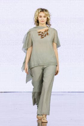 IPA88846231 - Milan, Milan Women™s Fashion Week Spring Summer 2027 Martino Midali™s fashion show pictured: a model.  Copyright: xCinziaxCamelax xx IPA88846231