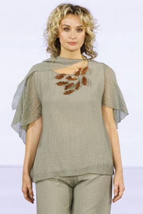 IPA88846238 - Milan, Milan Women™s Fashion Week Spring Summer 2027 Martino Midali™s fashion show pictured: a model.  Copyright: xCinziaxCamelax xx IPA88846238