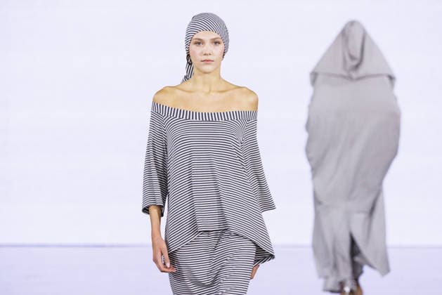 IPA88846379 - Milan, Milan Women™s Fashion Week Spring Summer 2027 Martino Midali Fashion Show pictured: a model.  Copyright: xCinziaxCamelax xx IPA88846379