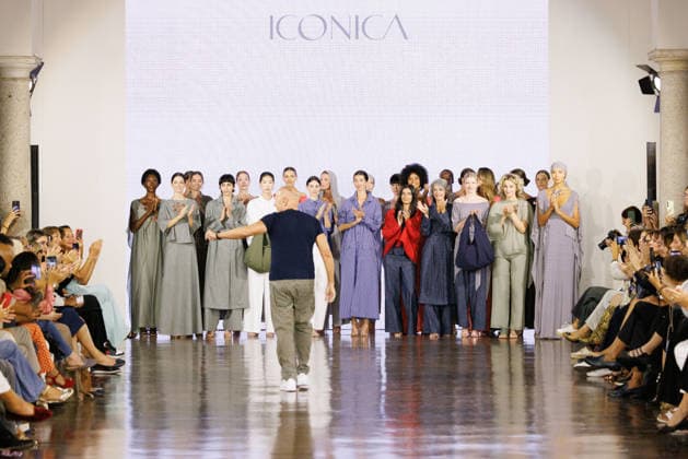 IPA88846522 - Milan, Milan Women™s Fashion Week Spring Summer 2027 Martino Midali™s Fashion Show Pictured: Martino Midali and models.  Copyright: xCinziaxCamelax xx IPA88846522