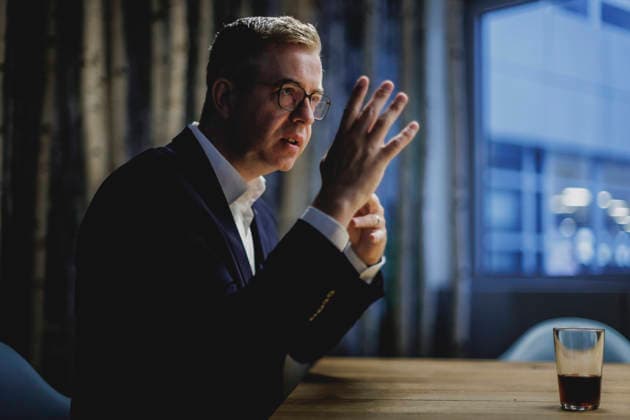 Stefan Evers, the CDU s top candidate for the Berlin House of Representatives election, photographed during an interview in Berlin on September 9, 2026, Berlin, Germany Copyright: xFlorianxGaertnerx