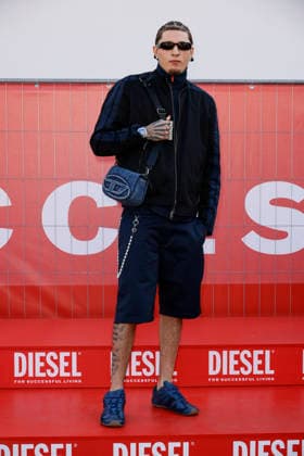 MFW Spring Summer 2027 Diesel Photocall MP MILAN, ITALY - SEPTEMBER 22: Rondo da Sosa attends the Diesel fashion show during Milan Fashion Week WOMEN S COLLECTION SPRING SUMMER 2027 on September 22, 2026 in Milan, Italy. Photo by Marco Piovanotto Abacapress.com Milan Italy  Copyright: xPiovanottoxMarco ABACAx
