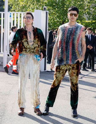 MFW Spring Summer 2027 Diesel Photocall MP MILAN, ITALY - SEPTEMBER 22: Paco Amoroso, Ca7riel attend the Diesel fashion show during Milan Fashion Week WOMEN S COLLECTION SPRING SUMMER 2027 on September 22, 2026 in Milan, Italy. Photo by Marco Piovanotto Abacapress.com Milan Italy  Copyright: xPiovanottoxMarco ABACAx