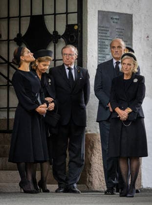 23-09-2026 Norway Funeral of Princess Astrid at the Ris Church in Oslo. Princess Victoria and Princess Astrid and Prince Lorenz Â  Copyright: xPPEx