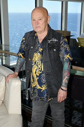 **FILE PHOTO** Angry Anderson Has Passed Away. NASSAU, BH - MARCH 13: Angry Anderson of Rose Tattooo poses for a portrait during The Monsters Of Rock Cruise aboard The Norwegian Joy on March 13, 2025 in Nassau, Bahamas. Copyright: xmpi04 MediaPunchx