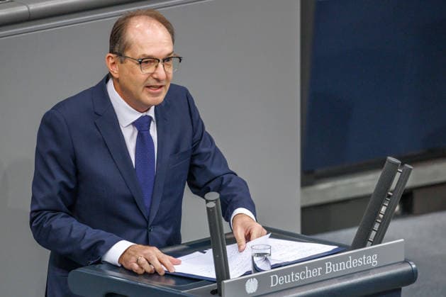 Bundestag Alexander Dobrindt CSU, Federal Minister of the Interior, at the German Bundestag on September 24, 2026, in Berlin, Berlin, Germany, Bundestag
