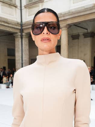 IPA88951812 - Milan, Milan Women™s Fashion Week Spring Summer 2027 - Women™s Fashion, Spring Summer 2027 - SPORTMAX fashion show - guests pictured: Tania Ladeiro  Copyright: xRiccardoxGiordanox xRiccardoxGiordanox IPA88951812