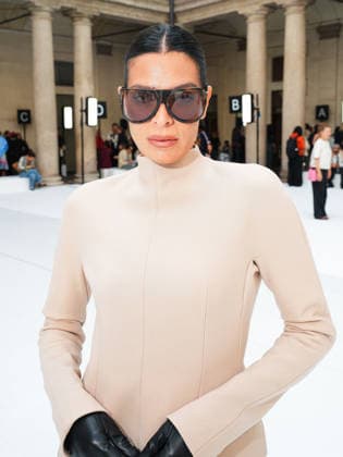 IPA88951813 - Milan, Milan Women™s Fashion Week Spring Summer 2027 - Women™s Fashion, Spring Summer 2027 - SPORTMAX fashion show - guests pictured: Tania Ladeiro  Copyright: xRiccardoxGiordanox xRiccardoxGiordanox IPA88951813