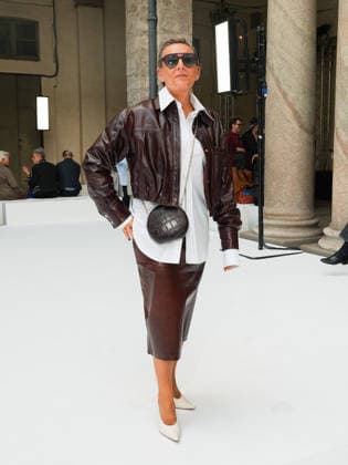 IPA88952481 - Milan, Milan Women™s Fashion Week Spring Summer 2027 - Women™s Fashion, Spring Summer 2027 - SPORTMAX fashion show - guests pictured: guest  Copyright: xRiccardoxGiordanox xRiccardoxGiordanox IPA88952481