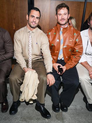 IPA88962219 - Milan, Milan Women™s Fashion Week Spring Summer 2027 - Women™s Fashion, Spring Summer 2027 - Elisabetta Franchi fashion show - guests pictured: Paolo Stella, Jean Georges D Orazio.  Copyright: xRiccardoxGiordanox xRiccardoxGiordanox IPA88962219