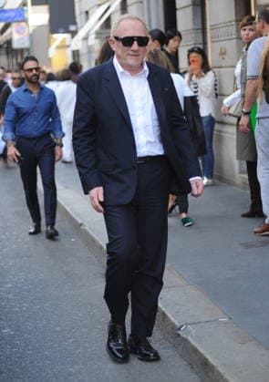 RECORD DATE NOT STATED IPA88963005 - Milan—photo by Mimmo Carriero—After the Gucci fashion show, François Henry Pinault arrives downtown and heads to his hotel  Copyright: xx xx IPA88963005
