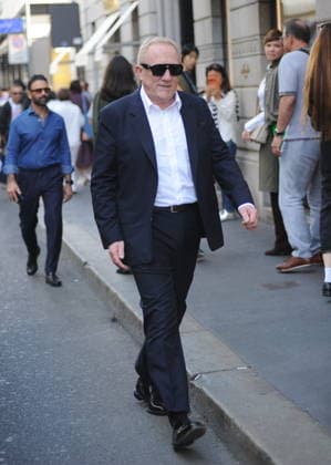 RECORD DATE NOT STATED IPA88963007 - Milan—photo by Mimmo Carriero—After the Gucci fashion show, François Henry Pinault arrives downtown and heads to his hotel  Copyright: xx xx IPA88963007