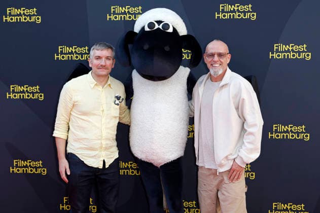Matthew Walker and Thomas D at the premiere of the movie *Shaun the Sheep: The Beast of Mossy Bottom* at the 34th Filmfest Hamburg 2026 at Cinemaxx Dammtor in Hamburg, September 25, 2026 Foto:xC.xTamckex xFuturexImagex shaun_6917