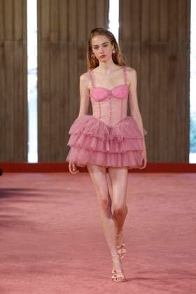 Blumarine Ready-to-Wear Spring Summer 2027 Fashion Show at Milan Fashion Week, on September 25, 2026, Bestimage, Milan, Italy  Copyright: xAgencex xBestimagexAgencex xBestimagex